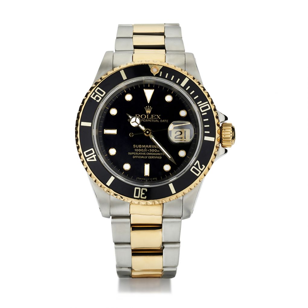 Rolex Oyster Perpetual Submariner Two-Tone 16613 Watch – Van Rijk