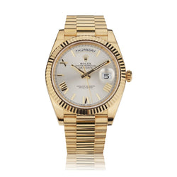 Rolex Oyster Perpetual Day-Date II Silver Dial Watch