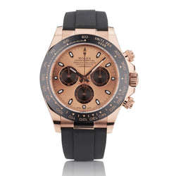 Rolex Cosmograph Daytona 18KT Everose Gold Pink & Black Dial Watch