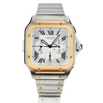 Cartier Two-Tone Santos 100 Chronograph XL 43MM Watch