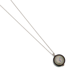 Art Deco Onyx, Jade And Diamond Watch/Pendant Necklace