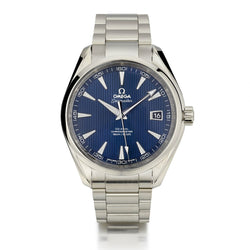 Omega Aqua Terra Seamaster S/S Blue Dial 38.5MM Watch