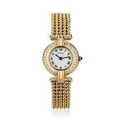 Cartier 18KT Yellow Gold And Diamond Colisee Watch