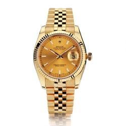 Rolex Oyster Perpetual Datejust 18KT Yellow Gold Watch