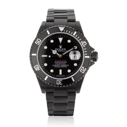 Rolex Oyster Perpetual Submariner Black Out PVD Edition Watch
