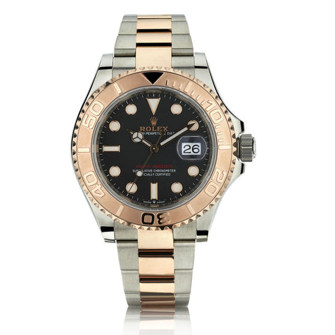 Rolex Oyster Perpetual 18KT Rose Gold & Steel Yacht-Master Watch