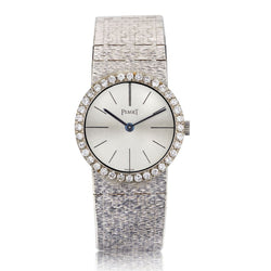 Piaget 18kt White Gold Ultra-Thin Diamond Ladies Watch