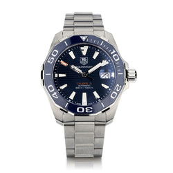 Tag Heuer Aquaracer Calibre 5 43MM Stainless Steel Watch. Ref: WAN 2110
