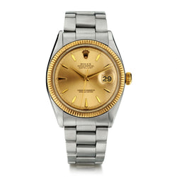 Rolex Oyster Perpetual Datejust Champagne Dial 1957 Two-Tone Watch