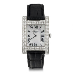 Chopard 18KT White Gold Factory Diamond Dial Watch