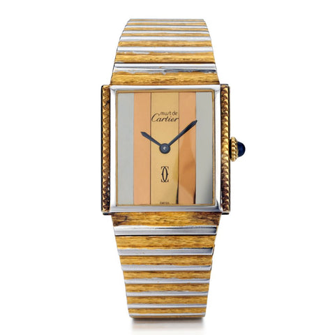Cartier Paris Le Must Ladies 18KT Yellow Gold Plated Watch