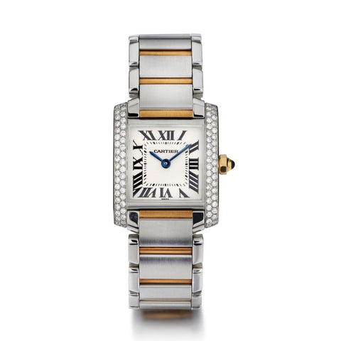 Cartier Tank Francais 18KT Yellow Gold And Stainless Steel Watch
