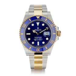 Rolex Oyster Perpetual Two-Tone Submariner Blue Dial '21 Watch