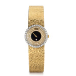 Piaget 18KT Yellow Gold Diamond Ladies Dancer 24MM Manual Watch