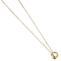 Tiffany & Co. Elsa Peretti Eternal Circle Yellow Gold Necklace