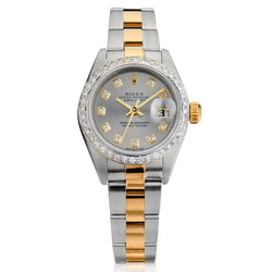 LADIES ROLEX DATEJUST TWO TONE OYSTER PERPETUAL 26MM