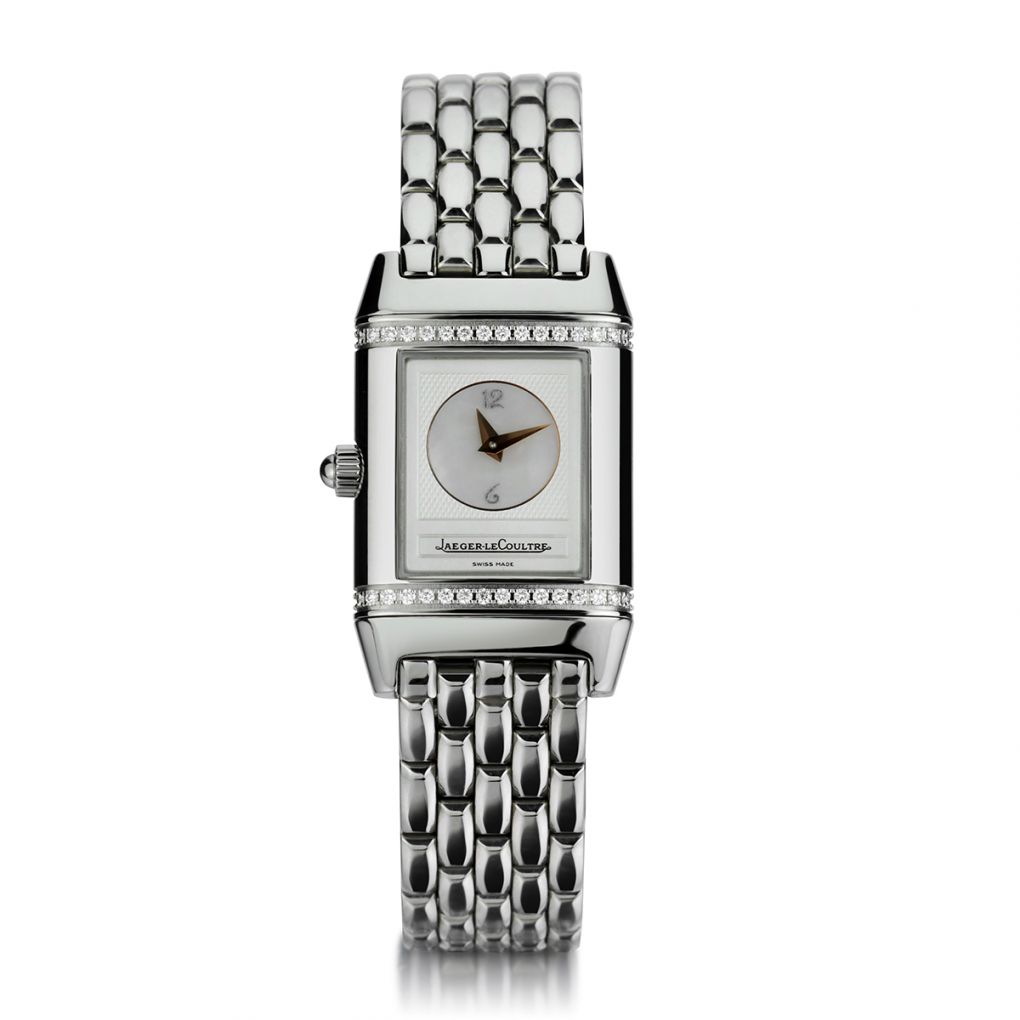 Jaeger Le Coultre Stainless Steel Reverso Duetto Ladies Watch