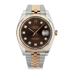 Rolex 18KT Rose Gold And Steel Oyster Perpetual Datejust II Watch