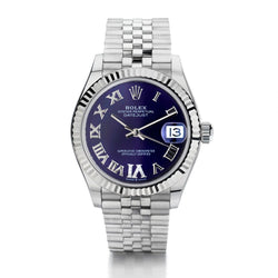 Rolex Oyster Perpetual Datejust 31MM Purple Diamond Dial S/S Watch