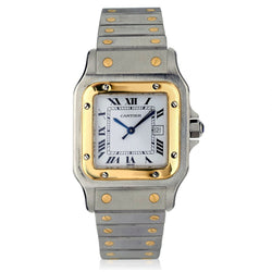 CARTIER Santos Galbee Steel and 18kt Yellow Gold. Automatic.