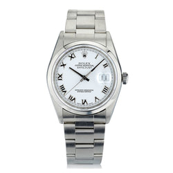 Rolex Oyster Perpetual Datejust White Dial Oyster Bracelet Watch