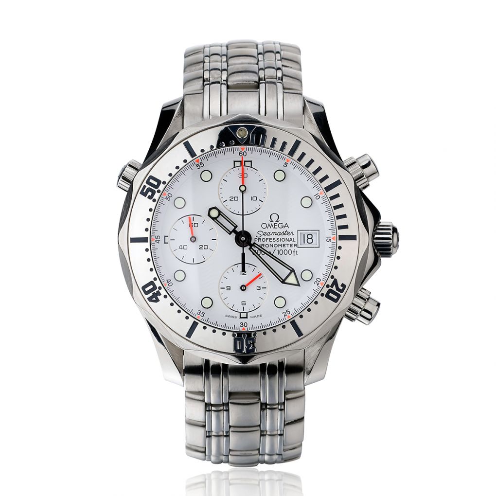 Omega Seamaster Diver 300M Automatic Chronograph S/S Watch – Van Rijk