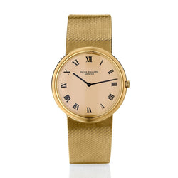 Patek Philippe 18KT Yellow Gold Calatrava 33MM Vintage Watch