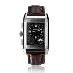 Jaeger LeCoultre Reverso Grande Date GMT 8 Day Stainless Steel Watch