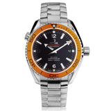 Omega Seamaster Planet Ocean Stainless Steel Pumpkin Bezel Wristwatch