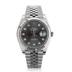 Rolex Datejust Oyster Perpetual in Steel with 18kt White Gold Bezel 41mm