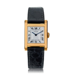 Cartier 18KT Yellow Gold Midsize Tank Manual-Winding Watch