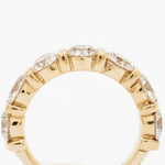 3.65 Total Carat Round Brilliant Cut Diamond Gold Ring