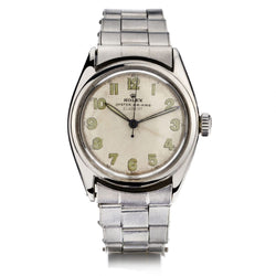 Rolex Oyster Air-King Elegant Vintage Stainless Steel Watch