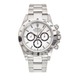Rolex Cosmograph Daytona White Dial S/S Zenith Watch