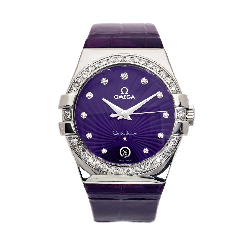 Omega Constellation 35MM Quartz Diamond S/S Watch – Van Rijk