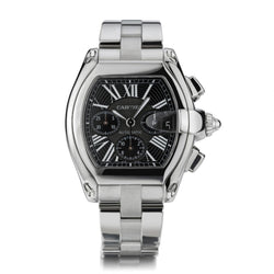 Cartier Roadster Chronograph Black Dial Automatic Watch