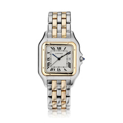 Cartier 18KT Yellow Gold And Stainless Steel Jumbo Quartz Watch