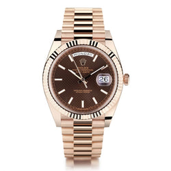 Rolex Oyster Perpetual 18KT Everose Gold Day-Date 40 2018 Watch
