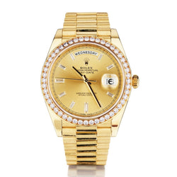 Rolex Oyster Perpetual Day-Date 40MM Diamond President Watch