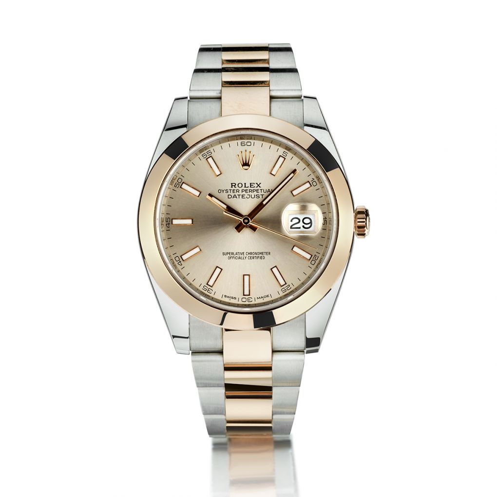 Rolex Oyster Perpetual Datejust II Rose Gold Steel Watch – Van Rijk