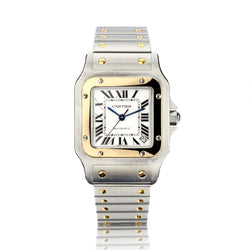 Cartier 18KT Yellow Gold And Stainless Steel Santos Galbee Large Watch