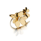 Van Cleef And Arpels Between The Finger Frivole Yellow Gold RIng