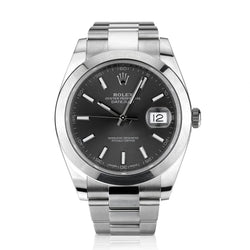 Rolex Oyster Perpetual Datejust II 41MM Slate Grey Dial. S/S Watch