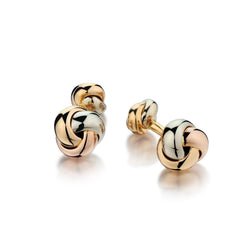 Cartier Trinity Love Knot Large Tri-Colour Gold Cufflinks