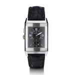 Jaeger LeCoultre Duoface Day/Night Stainless Steel Reverso Watch