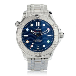 Omega Seamaster Beijing 2022 Chronometer Blue Dial Automatic Watch
