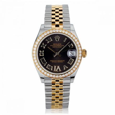 ROLEX Datejust 31mm in Steel and 18kt Yellow Gold.Circa 2021