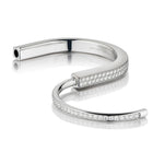Tiffany & Co 18kt W/G Lock Diamond Bracelet.  4.99ct Tw