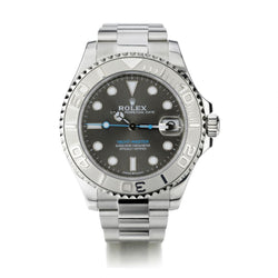 Rolex Yachtmaster 40mm in Steel and Platinum. Circa 2022.  B&P.