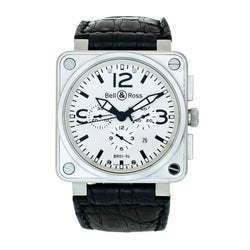 Bell and Ross Automatic Satin-Brushed Stainless Steel Watch